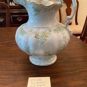 VINTAGE W. M Co Willets Manufacturing Comapny Large Ewer